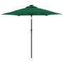 Sombrilla de jardín con poste de acero verde 225x225x212 cm de , Sombrillas - Ref: Foro24-4005059, Precio: 66,03 €, Descuento: %