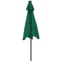 Sombrilla de jardín con poste de acero verde 225x225x212 cm de , Sombrillas - Ref: Foro24-4005059, Precio: 66,03 €, Descuento: %
