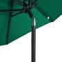 Sombrilla de jardín con poste de acero verde 225x225x212 cm de , Sombrillas - Ref: Foro24-4005059, Precio: 58,36 €, Descuento: %