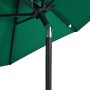 Sombrilla de jardín con poste de acero verde 225x225x212 cm de , Sombrillas - Ref: Foro24-4005059, Precio: 66,03 €, Descuento: %