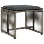 Set comedor jardín 7 pzas y cojines ratán sintético gris de , Conjuntos de jardín - Ref: Foro24-369011, Precio: 290,06 €, Des...