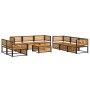 Set de sofás de jardín con cojines 9 pzas madera maciza acacia de , Conjuntos de jardín - Ref: Foro24-3214892, Precio: 1,00 €...