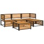 Set de sofás de jardín con cojines 5 pzas madera maciza acacia de , Conjuntos de jardín - Ref: Foro24-3214908, Precio: 597,07...