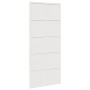 Puerta de granero madera maciza pino blanca 90x208 cm de , Puertas - Ref: Foro24-850642, Precio: 141,29 €, Descuento: %