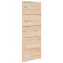 Puerta de granero madera maciza de pino 80x208 cm de , Puertas - Ref: Foro24-850635, Precio: 97,59 €, Descuento: %