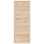 Puerta de granero madera maciza de pino 80x208 cm de , Puertas - Ref: Foro24-850635, Precio: 97,59 €, Descuento: %