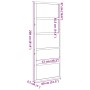 Puerta de granero madera maciza de pino 80x208 cm de , Puertas - Ref: Foro24-850635, Precio: 97,59 €, Descuento: %
