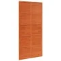 Puerta de granero madera maciza pino marrón miel 100x208 cm de , Puertas - Ref: Foro24-850640, Precio: 109,28 €, Descuento: %