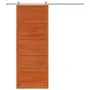 Puerta de granero madera maciza pino marrón miel 80x208 cm by , Doors - Ref: Foro24-850637, Price: 90,11 €, Discount: %