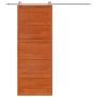 Puerta de granero madera maciza pino marrón miel 80x208 cm de , Puertas - Ref: Foro24-850637, Precio: 91,39 €, Descuento: %