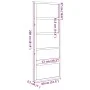 Massive Holztür aus Kiefer in Honigbraun für Scheunentor, 80x208 cm. von , Türen - Ref: Foro24-850637, Preis: 90,11 €, Rabatt: %