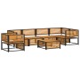 Set de sofás de jardín con cojines 7 pzas madera maciza acacia de , Conjuntos de jardín - Ref: Foro24-3214915, Precio: 951,96...
