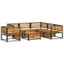 Set de sofás de jardín con cojines 7 pzas madera maciza acacia de , Conjuntos de jardín - Ref: Foro24-3214884, Precio: 992,48...
