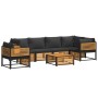 Set de sofás de jardín con cojines 7 pzas madera maciza acacia de , Conjuntos de jardín - Ref: Foro24-3214886, Precio: 992,48...