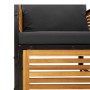 Set de sofás de jardín con cojines 7 pzas madera maciza acacia de , Conjuntos de jardín - Ref: Foro24-3214886, Precio: 992,48...