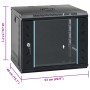 Armario rack de servidores de pared 9U 19" IP20 53x40x30 cm de , Sistemas de almacenamiento de red - Ref: Foro24-30260, Preci...