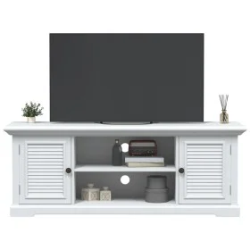 Mueble para TV madera de ingeniería blanco 110x30x41 cm de , Muebles TV - Ref: Foro24-4009903, Precio: 162,36 €, Descuento: %