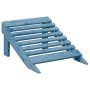 Silla Adirondack con otomana madera maciza de abeto azul de , Sillas de jardín - Ref: Foro24-4007242, Precio: 109,58 €, Descu...
