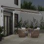 Toldo retráctil automático luz LED antracita y blanco 400x300cm de , Toldos - Ref: Foro24-3310233, Precio: 587,87 €, Descuent...