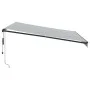Toldo retráctil automático luz LED antracita y blanco 400x300cm de , Toldos - Ref: Foro24-3310233, Precio: 575,43 €, Descuent...