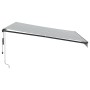 Toldo retráctil automático luz LED antracita y blanco 400x300cm de , Toldos - Ref: Foro24-3310233, Precio: 587,87 €, Descuent...