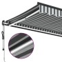 Toldo retráctil automático luz LED antracita y blanco 400x300cm de , Toldos - Ref: Foro24-3310233, Precio: 587,87 €, Descuent...