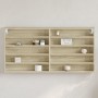 Vitrina de madera de ingeniería roble Sonoma 100x8,5x50 cm de , Estantes y estanterías - Ref: Foro24-847949, Precio: 38,53 €,...