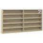 Vitrina de madera de ingeniería roble Sonoma 100x8,5x50 cm de , Estantes y estanterías - Ref: Foro24-847949, Precio: 38,53 €,...