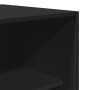 Armario de madera de ingeniería negro 80x50x200 cm de , Armarios roperos - Ref: Foro24-3307694, Precio: 174,62 €, Descuento: %