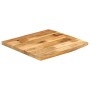 Tablero de mesa borde natural madera maciza mango 60x60x2,5 cm de , Tableros para mesas - Ref: Foro24-370354, Precio: 59,71 €...