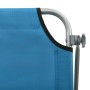 Tumbona con toldo de acero acero azul de vidaXL, Tumbonas - Ref: Foro24-310336, Precio: 88,20 €, Descuento: %