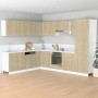 Armario inferior contrachapada color roble 40x46x81,5cm de , Armarios de cocina - Ref: Foro24-847493, Precio: 81,15 €, Descue...