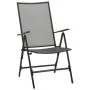 Set de sillas jardín reclinables 7 piezas acero antracita de , Conjuntos de jardín - Ref: Foro24-3283763, Precio: 444,36 €, D...