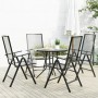 Set de sillas jardín reclinables 5 piezas acero antracita de , Conjuntos de jardín - Ref: Foro24-3283761, Precio: 294,19 €, D...