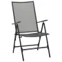 Set de sillas jardín reclinables 5 piezas acero antracita de , Conjuntos de jardín - Ref: Foro24-3283761, Precio: 285,68 €, D...