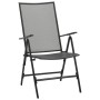 Set de sillas jardín reclinables 5 piezas acero antracita de , Conjuntos de jardín - Ref: Foro24-3283761, Precio: 294,19 €, D...