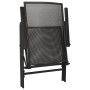 Set de sillas jardín reclinables 5 piezas acero antracita de , Conjuntos de jardín - Ref: Foro24-3283761, Precio: 294,19 €, D...