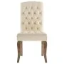 Sillas de comedor 6 unidades tela con apariencia de lino beige de , Sillas de comedor - Ref: Foro24-3309176, Precio: 816,07 €...