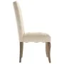 Sillas de comedor 6 unidades tela con apariencia de lino beige de , Sillas de comedor - Ref: Foro24-3309176, Precio: 816,07 €...