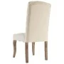 Sillas de comedor 6 unidades tela con apariencia de lino beige de , Sillas de comedor - Ref: Foro24-3309176, Precio: 816,07 €...