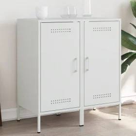 Vitrinen 2 Stück weißer Stahl 36x39x79 cm von , Sideboards - Ref: Foro24-843023, Preis: 108,71 €, Rabatt: %