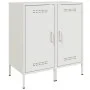 Aparadores 2 unidades acero blanco 36x39x79 cm de , Aparadores - Ref: Foro24-843023, Precio: 108,71 €, Descuento: %