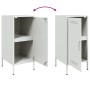 Aparadores 2 unidades acero blanco 36x39x79 cm de , Aparadores - Ref: Foro24-843023, Precio: 129,30 €, Descuento: %
