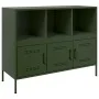 Aparador acero verde oliva 100,5x39x79 cm de , Aparadores - Ref: Foro24-843094, Precio: 164,68 €, Descuento: %