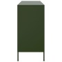 Aparador acero verde oliva 100,5x39x79 cm de , Aparadores - Ref: Foro24-843094, Precio: 166,19 €, Descuento: %