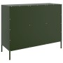 Aparador acero verde oliva 100,5x39x79 cm de , Aparadores - Ref: Foro24-843094, Precio: 166,19 €, Descuento: %