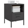 Mesita de noche acero negro 36x39x50,5 cm de , Mesitas de noche - Ref: Foro24-843054, Precio: 59,33 €, Descuento: %