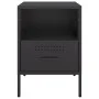 Mesita de noche acero negro 36x39x50,5 cm by , Nightstands - Ref: Foro24-843054, Price: 58,65 €, Discount: %