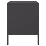 Mesita de noche acero negro 36x39x50,5 cm de , Mesitas de noche - Ref: Foro24-843054, Precio: 59,33 €, Descuento: %