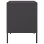 Mesita de noche acero negro 36x39x50,5 cm by , Nightstands - Ref: Foro24-843054, Price: 58,65 €, Discount: %